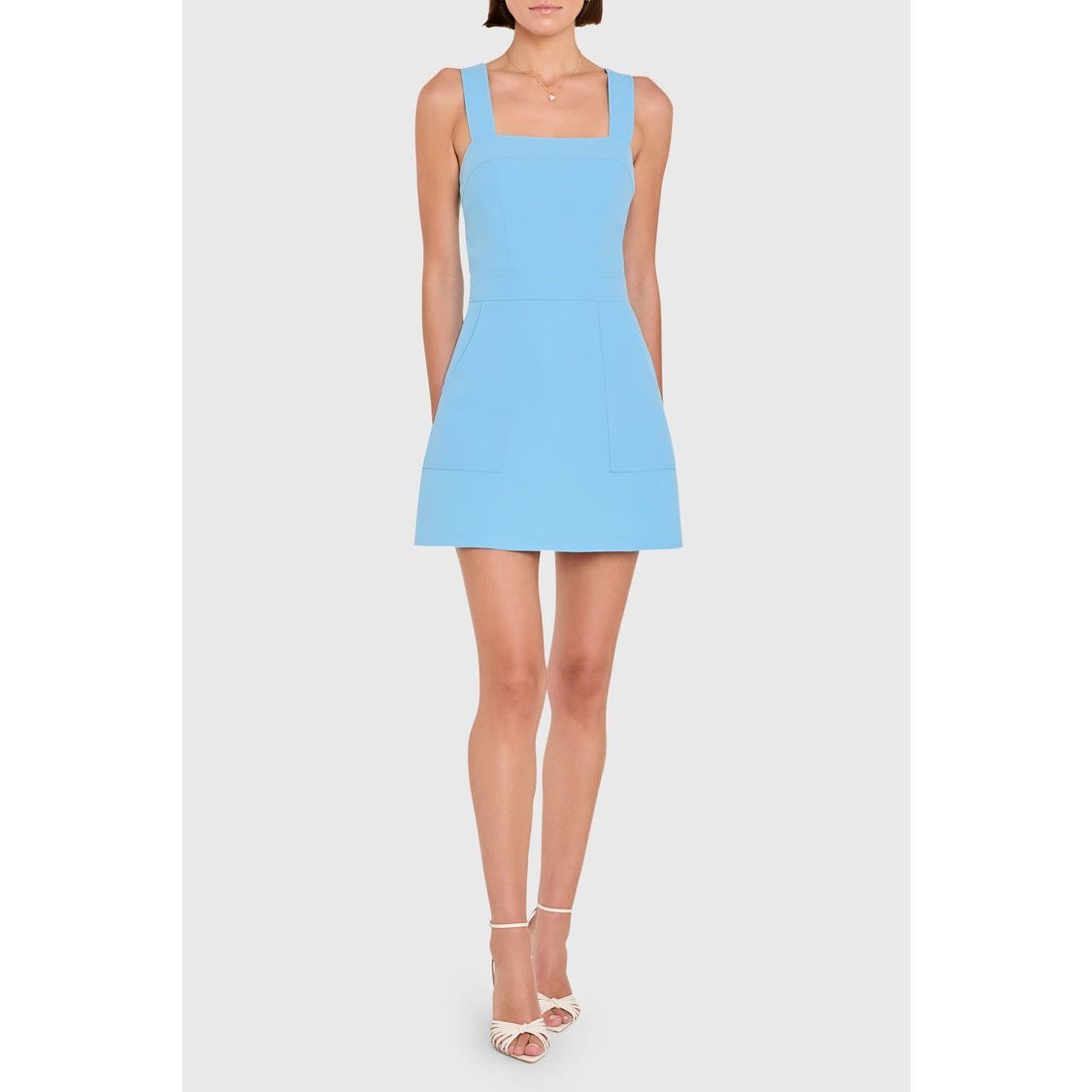 Amanda Uprichard Ace Mini Dress In Pacific Size Medium $194